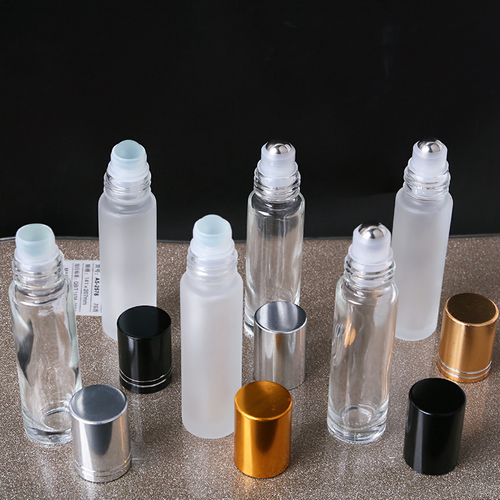 10 Chiếc Chai Bi Lăn Thủy Tinh 10ml -Lumbley