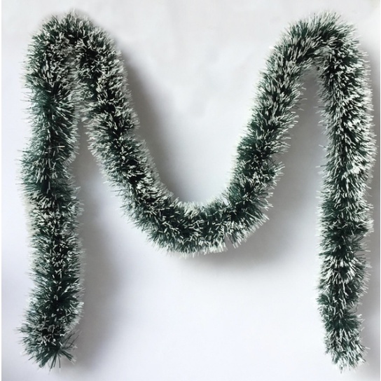 Dây đuôi chồn trang trí noel - giáng sinh dài 2m dày 9cm, hàng đẹp, được đựng riêng trong túi.