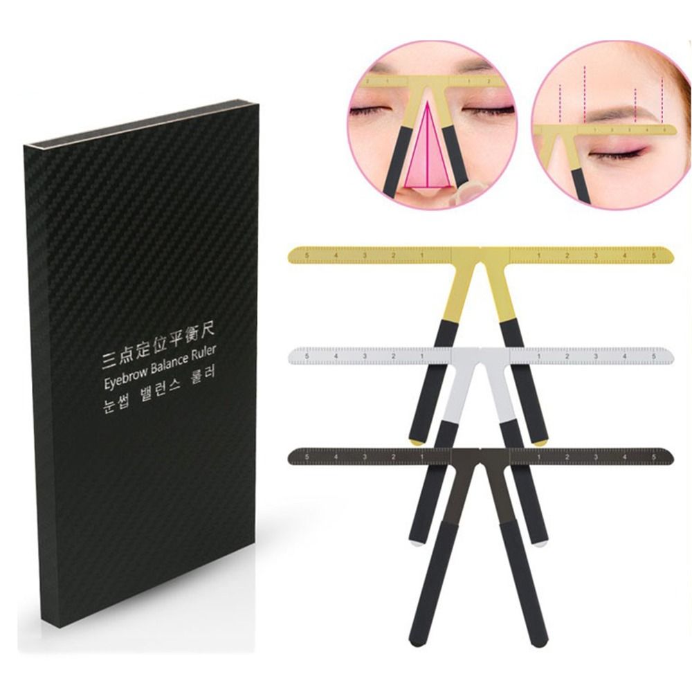 Permanent Makeup Ruler 3D Eyebrow Tattoo Ruler Accurate Reusable ...