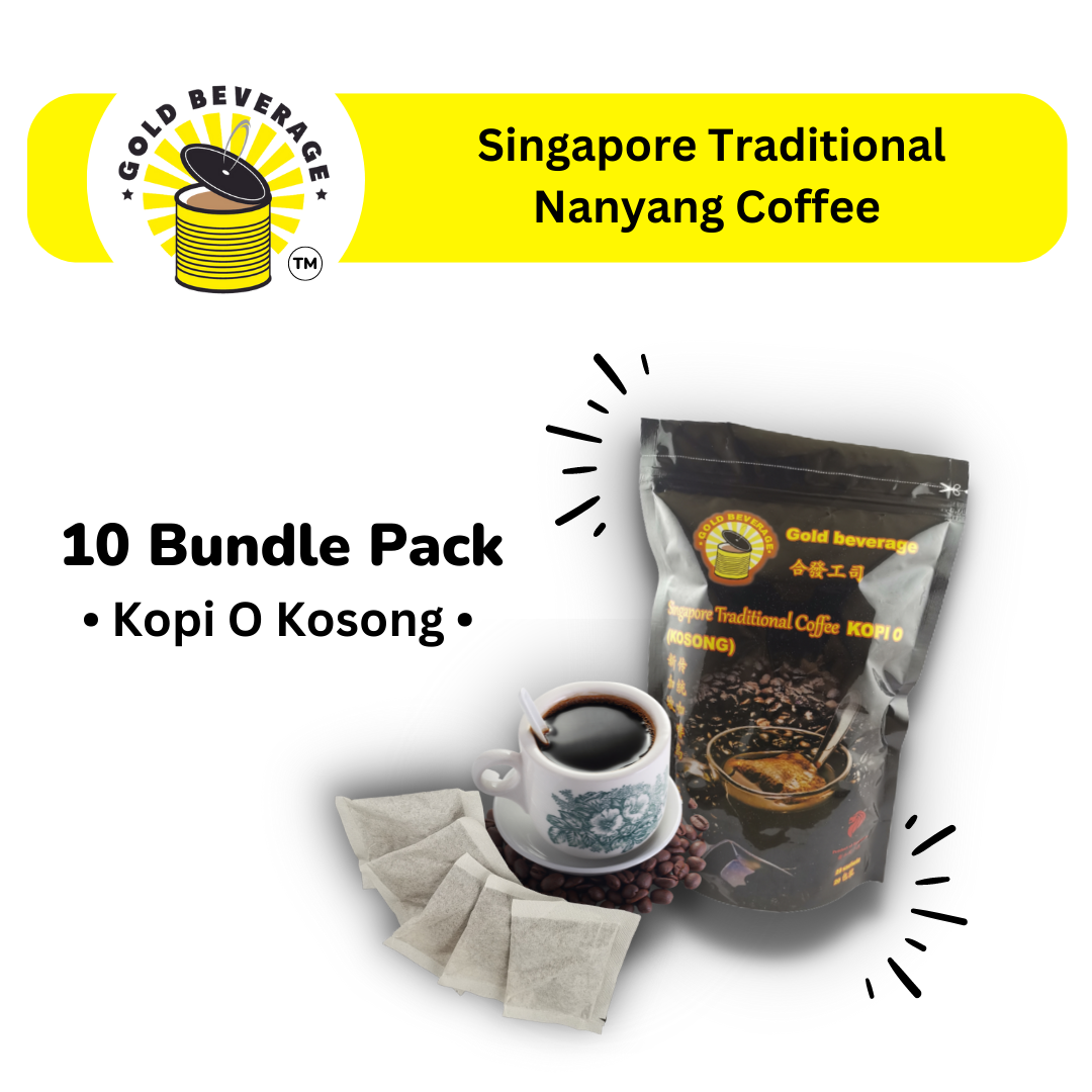 [Gold Beverage] Singapore Traditional Nanyang Ground Coffee Powder - 20 ...