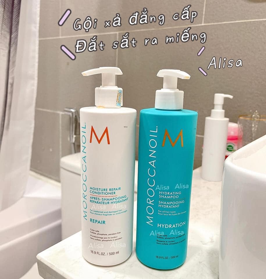Set gội xả dưỡng Moroc - ALISA