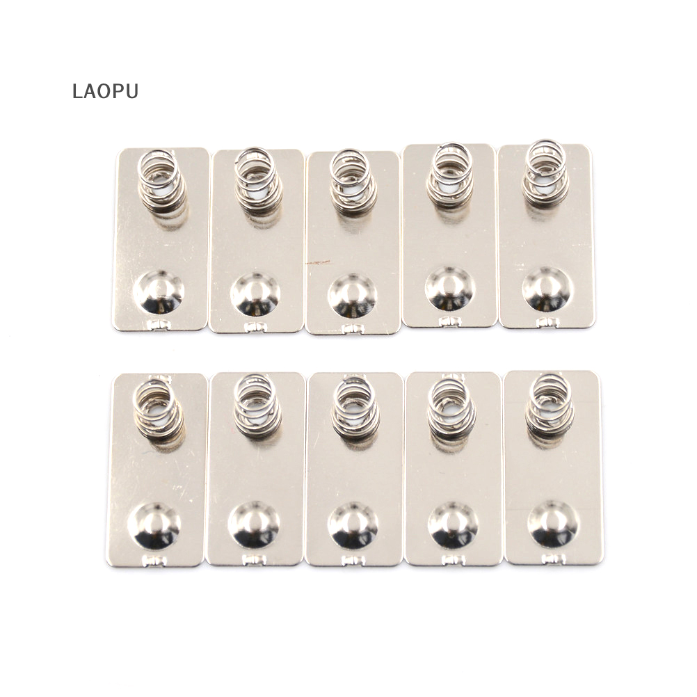 LAOPU 10PCS AA Battery Positive Negative Conversion Spring Contact Plate