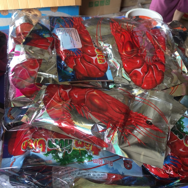 [ mẫu thử ] 5 Gói Snack Tôm Hùm Biển Ba Anh Em