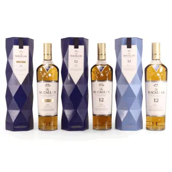 Special Offer Collection Set Macallan 12 Triple Cask 12 Double Cask And 12 Gold Double Cask