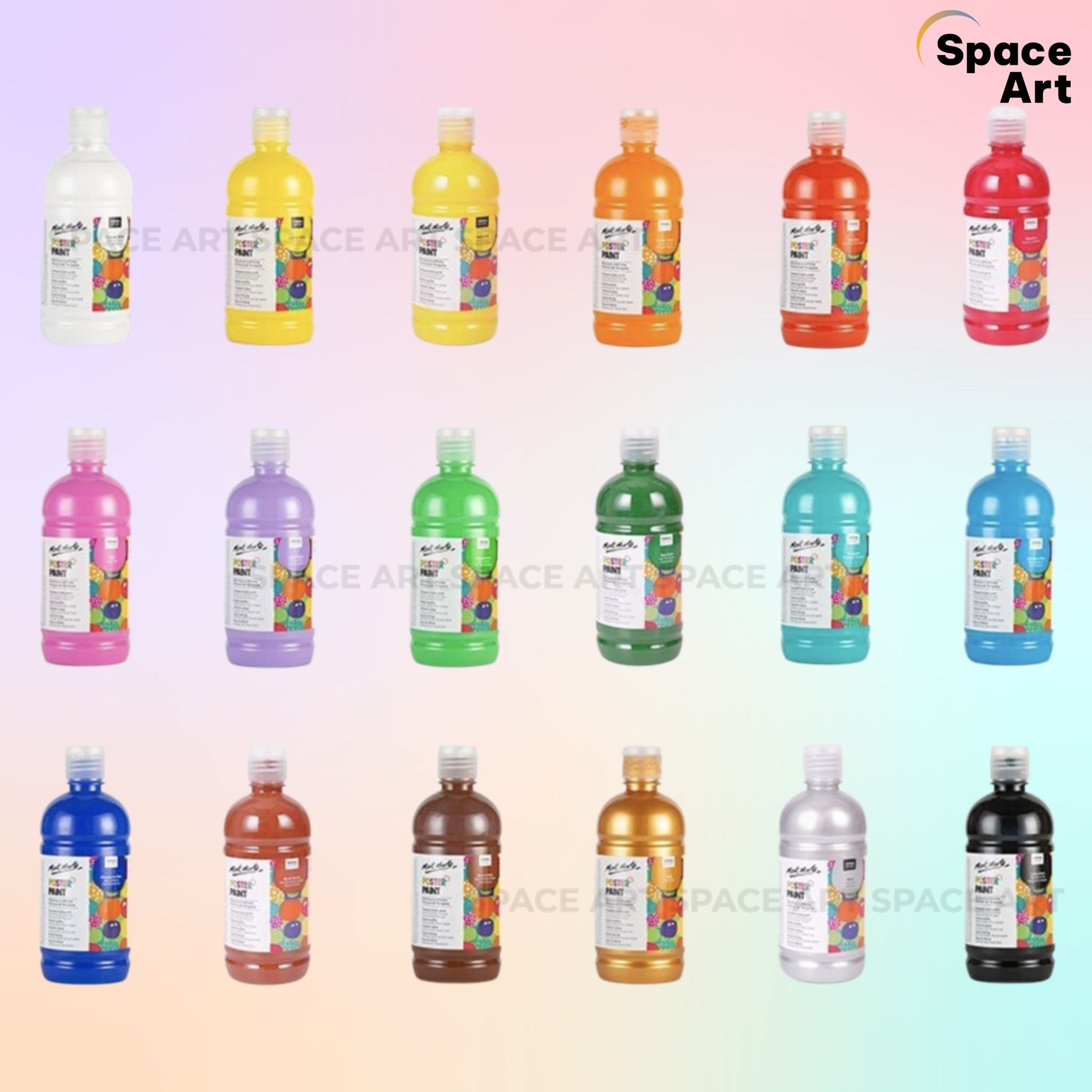 [Space Art Store] Màu Poster Mont Marte 500ml (Màu thường)