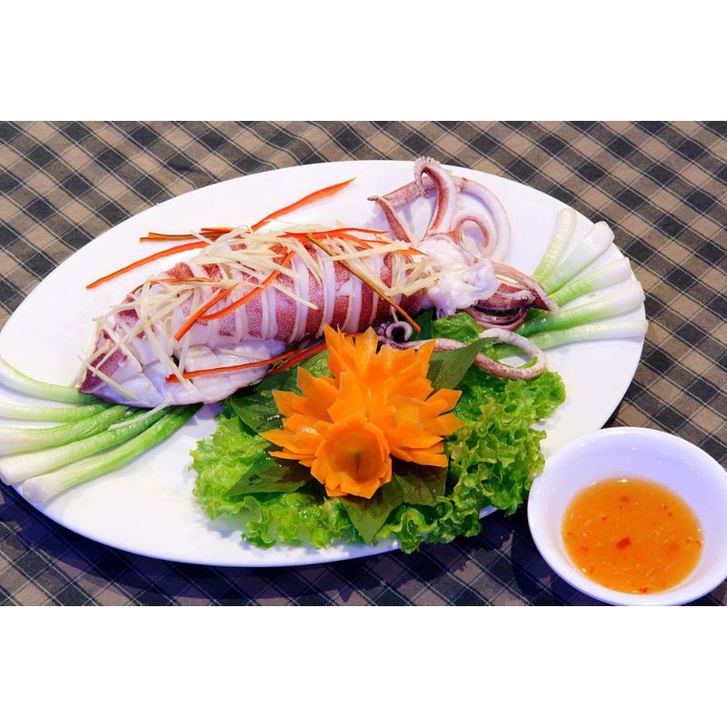 Mực Ống Giòn Size 8 Con - Giao 2H Hỏa Tốc