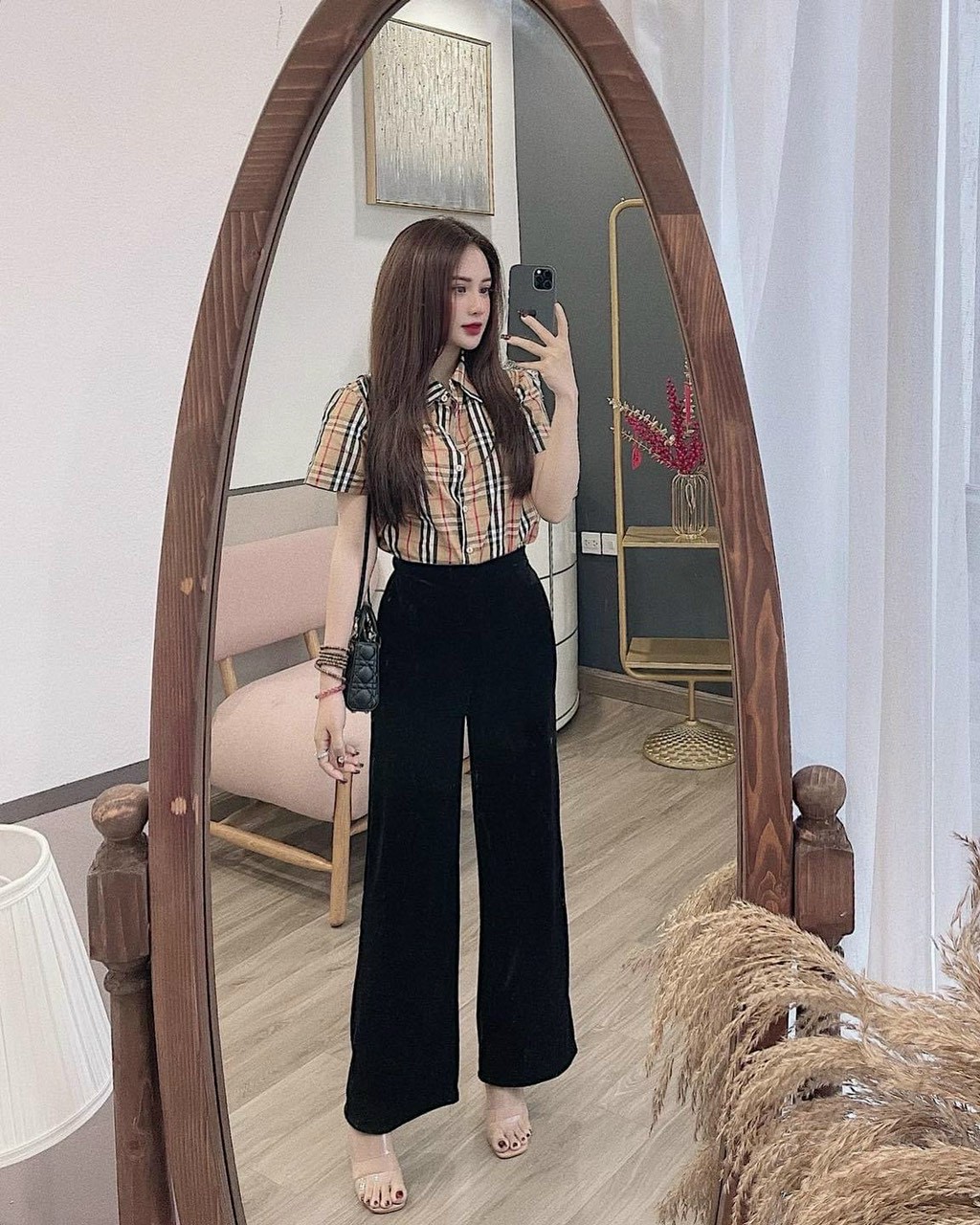 [HCM]ÁO SƠ MI NỮ BBR HAI MÀU pd