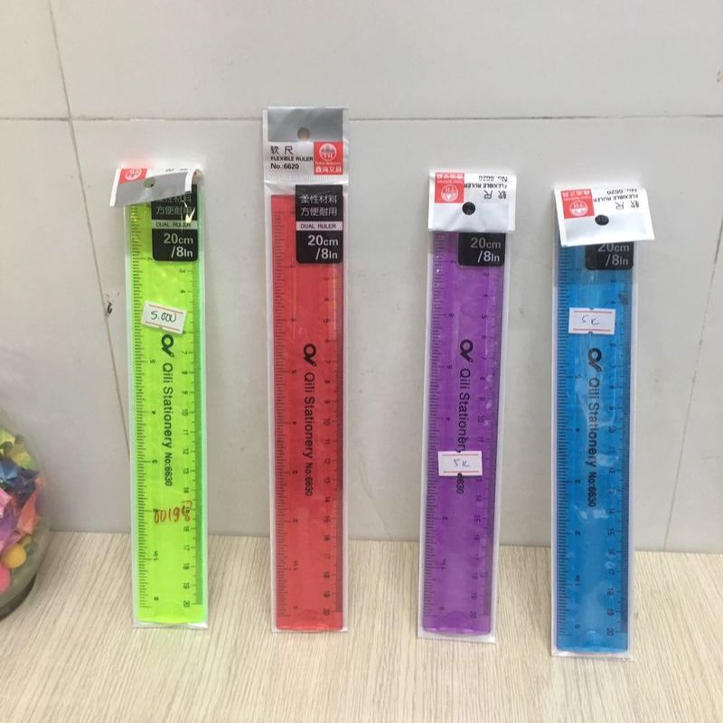 Combo 2 cây thước dẻo 20cm Aihao