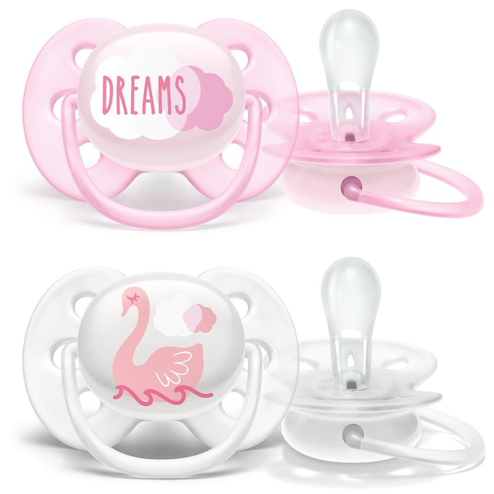 (Nhập Mỹ) Ti ngậm ti giả Philips AVENT 0-6 tháng
