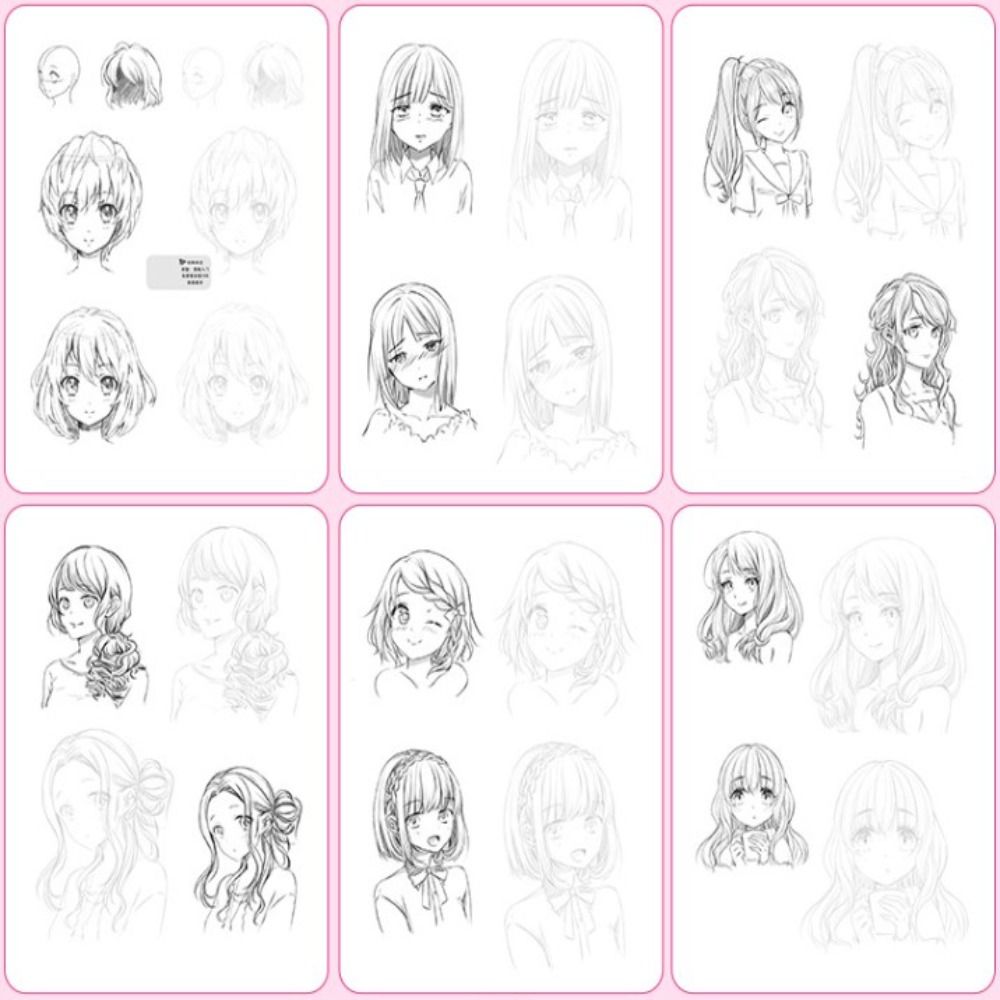 Comics Anime Sketch Tutorial Book Novice Zero Basic Line Draft Tracing ...