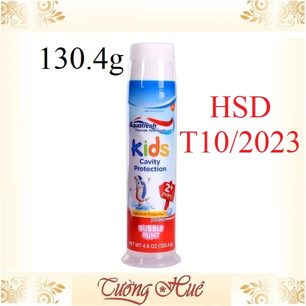 Kem Đánh Răng Cho Bé Aquafresh Kids Cavity Protection - 130.4g thumbnail