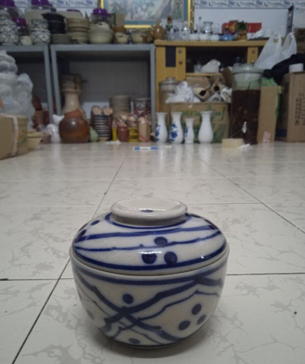 Thố đựng mỡ đựng gia vị truyền thống