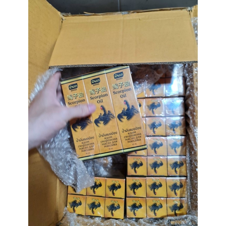 [CHÍNH HÃNG] Dầu Xịt Xoa Bóp Con Rắn - Bọ Cạp BANNA Thái Lan (Snake Oil - Scorpion Oil)