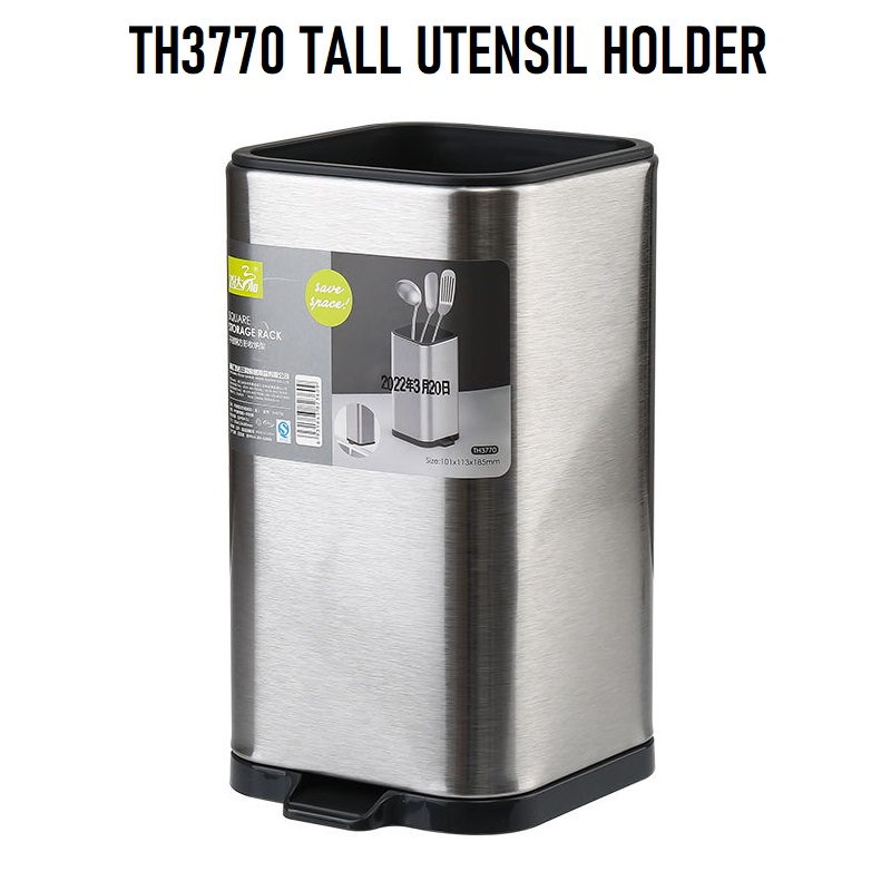 Stainless Steel Kitchen Utensil Knife Cutlery Holder Organizer Spoon