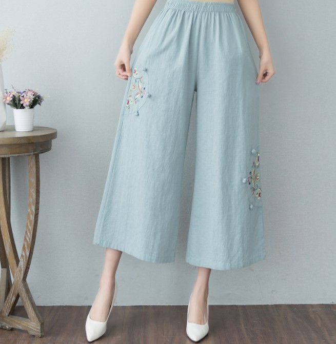 Quần chất đũi xước Nhật dáng xuông SP5