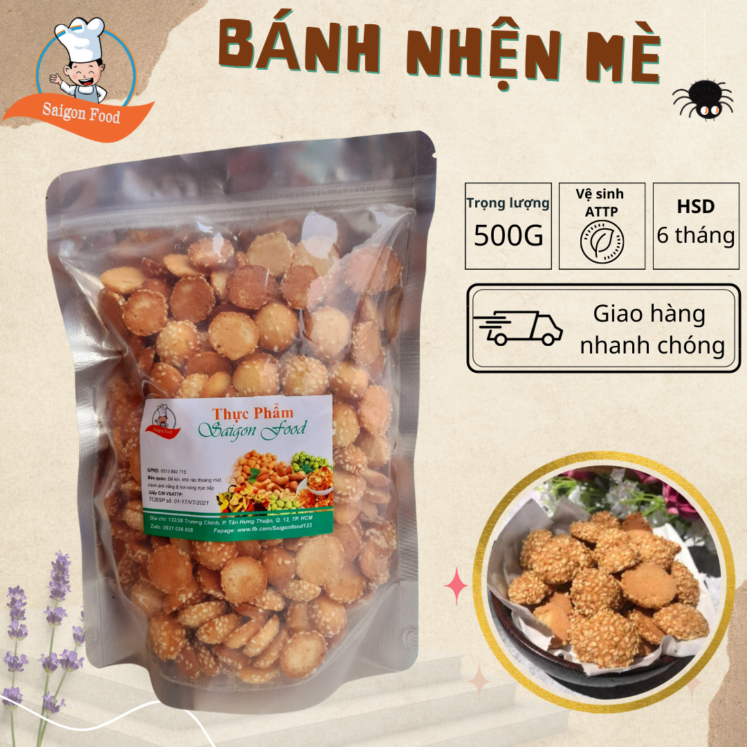[HCM]1kg bánh nhện mè - SAIGON FOOD