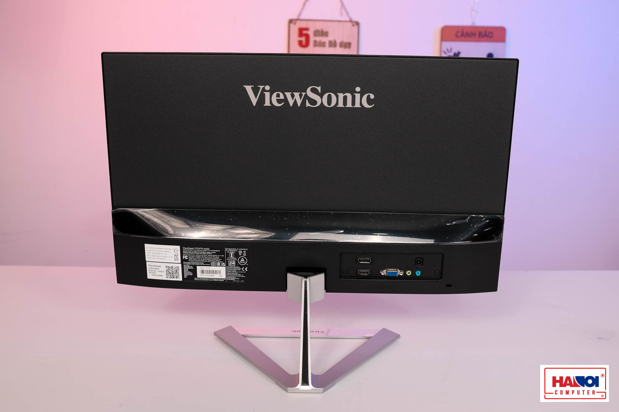 Màn hình Viewsonic VX2476-SMHD (23.8inch/FHD/LED/IPS/75Hz/5ms/250 nits/DP+HDMI+VGA)