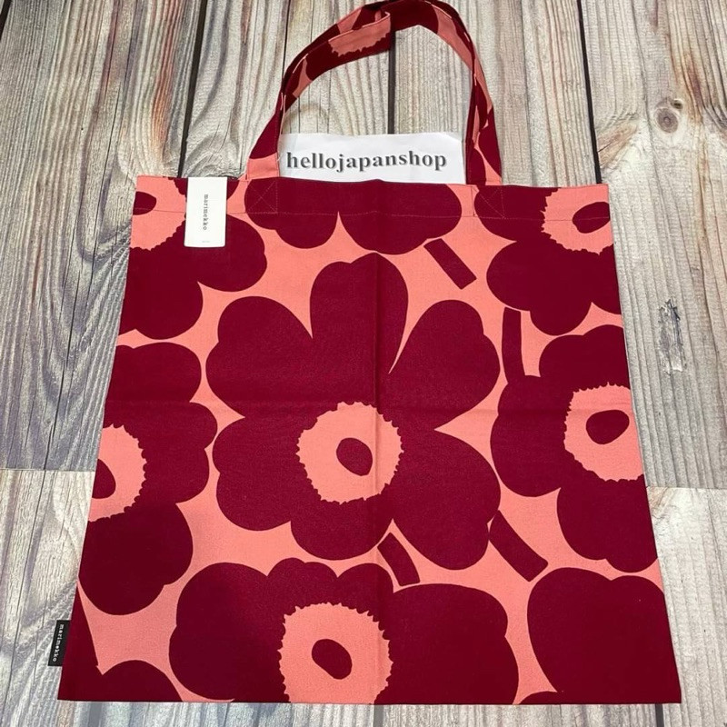 พร้อมส่งในไทย!! ราคาถูกของแท้100 กดได้เลย ถุงผ้า กระเป๋าผ้า Marimekko