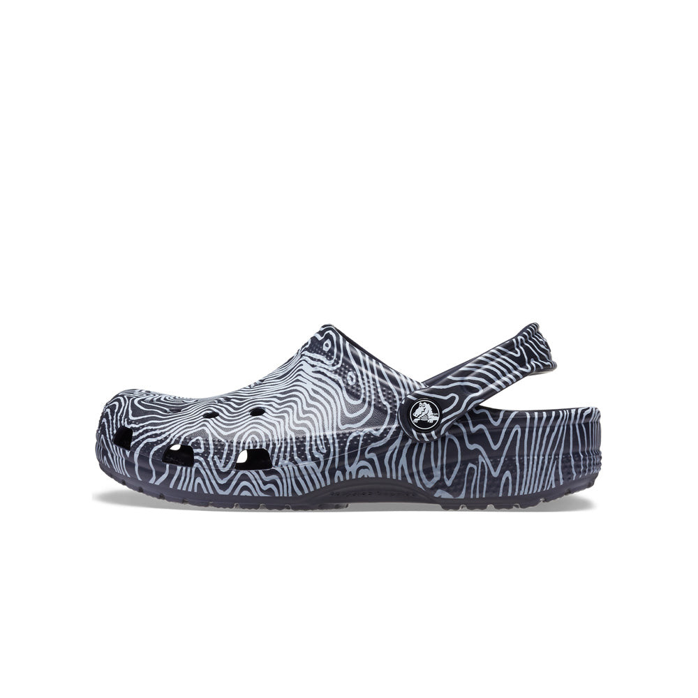 Giày Clog Unisex Crocs Topographic Classic