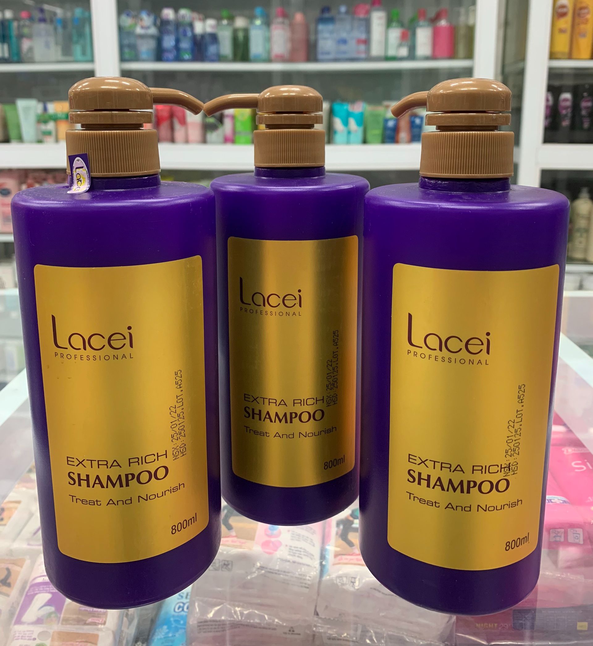 [HCM]COMBO DẦU GỘI 800ML VÀ DẦU XÃ LACEI 800ML