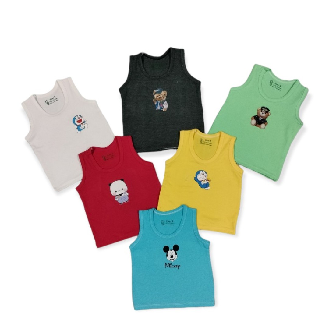 SET 5 ÁO THUN BA LỖ CHO BÉ GÁI, BÉ TRAI