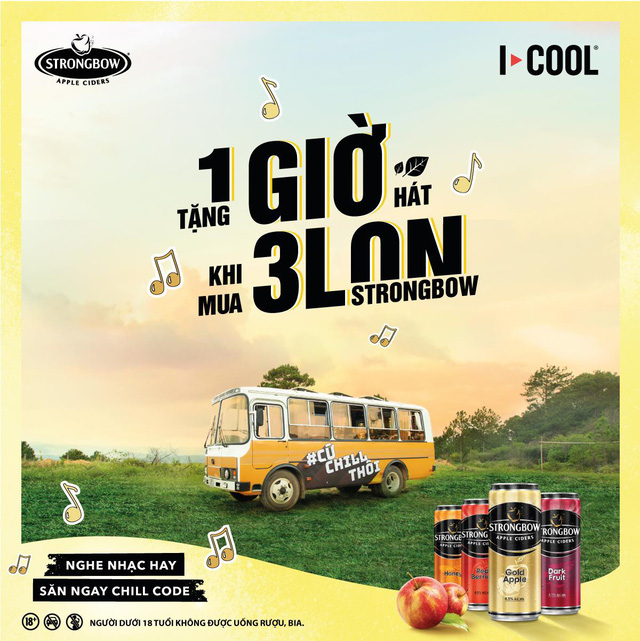 Lon Strongbow 330Ml 4Vị