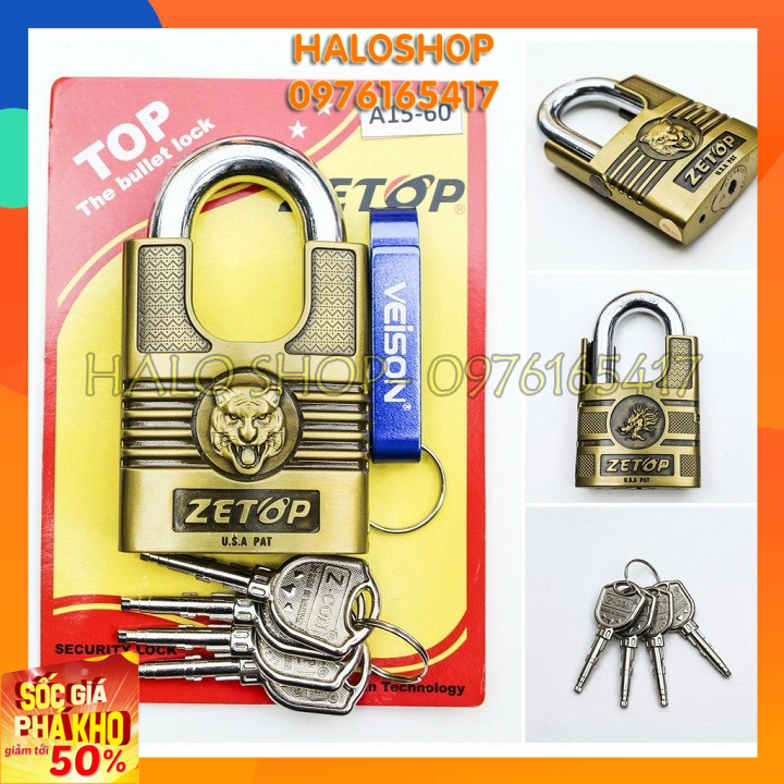Ổ Khóa Zetop A15-60 Chống Cắt