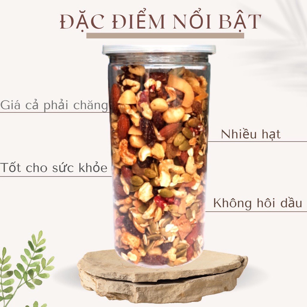 500g GRANOLA Hạt ngũ cốc dinh dưỡng ( Không có ÓC CHÓ )