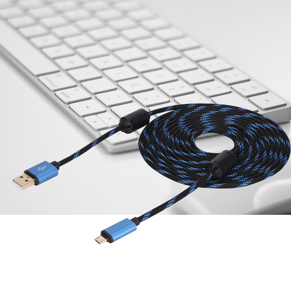 Heavy Duty 3 M USB Charging Cable Nylon Braided For PS4/Xbox ONE Controller Fast Charging Accessory