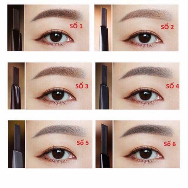 chì kẻ mắt nước bút Lông siêu mảnh Black Eyeliner