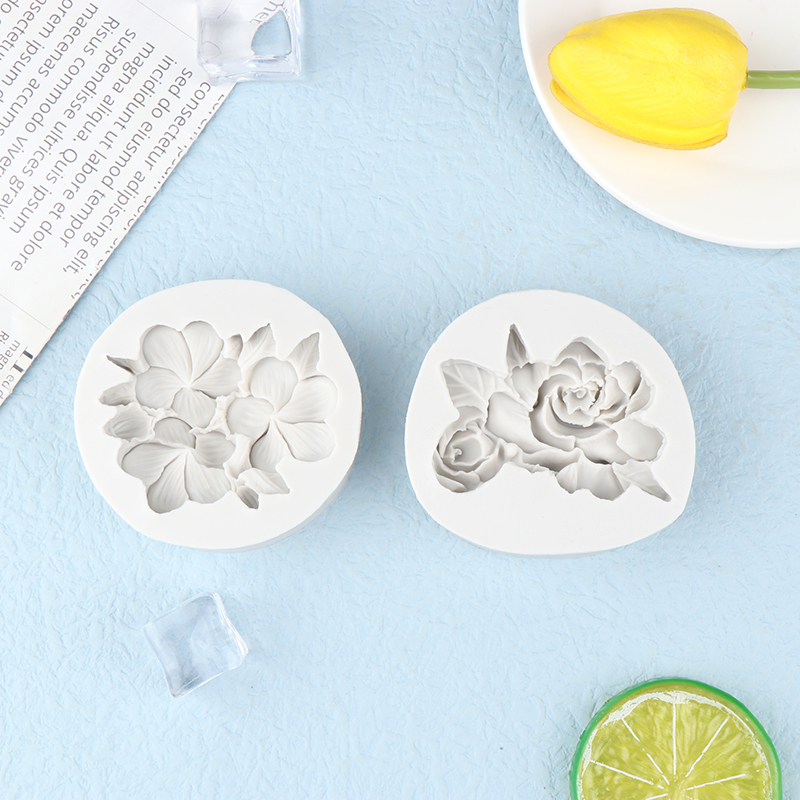 Fondant Molds Flower Silicone Gardenia Plumeria Rubra Flower