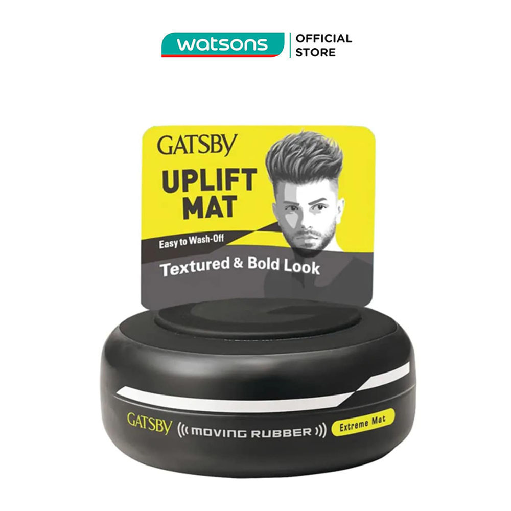 Wax Vuốt Tóc Gatsby Tạo Độ Phồng Cho Tóc Moving Rubber Extreme Mat 80g