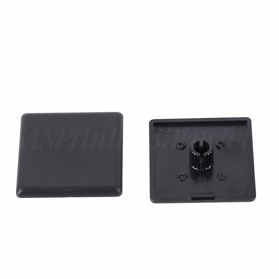 【New Arrivals】10PCS Black Nylon Aluminum Profile End Cap Cover Plate for 2020/2040/3030/4040/4080/4545/5050/6060/100100 EU Aluminum Extrusion. 