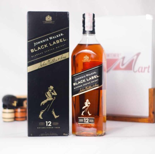 Johnnie Walker Black Label 12 Years 1L (with box) | Lazada Singapore