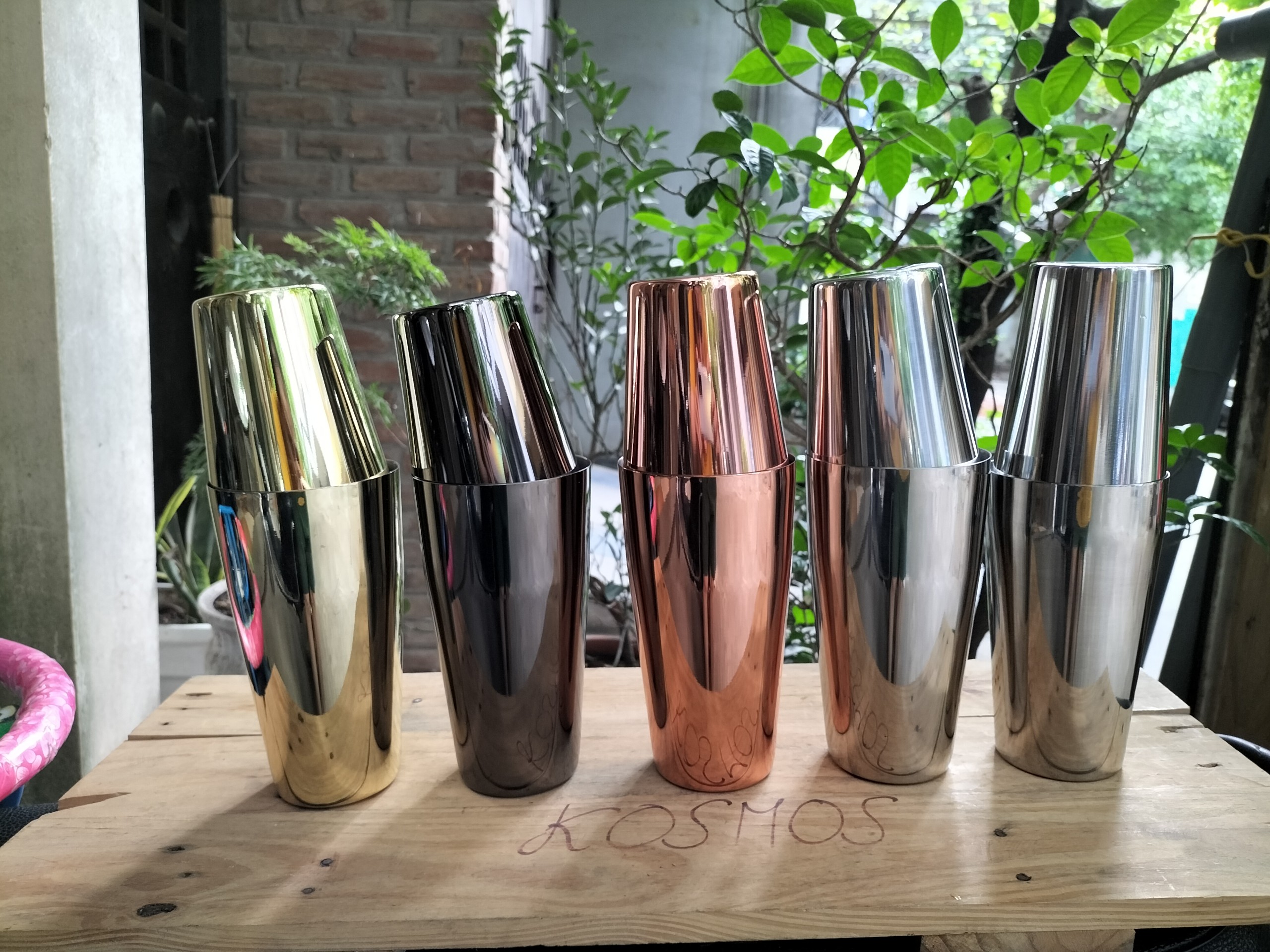 Bình Lắc Pha Chế 2 Mảnh, Boston Shaker Chất liệu Inox 2 Đáy