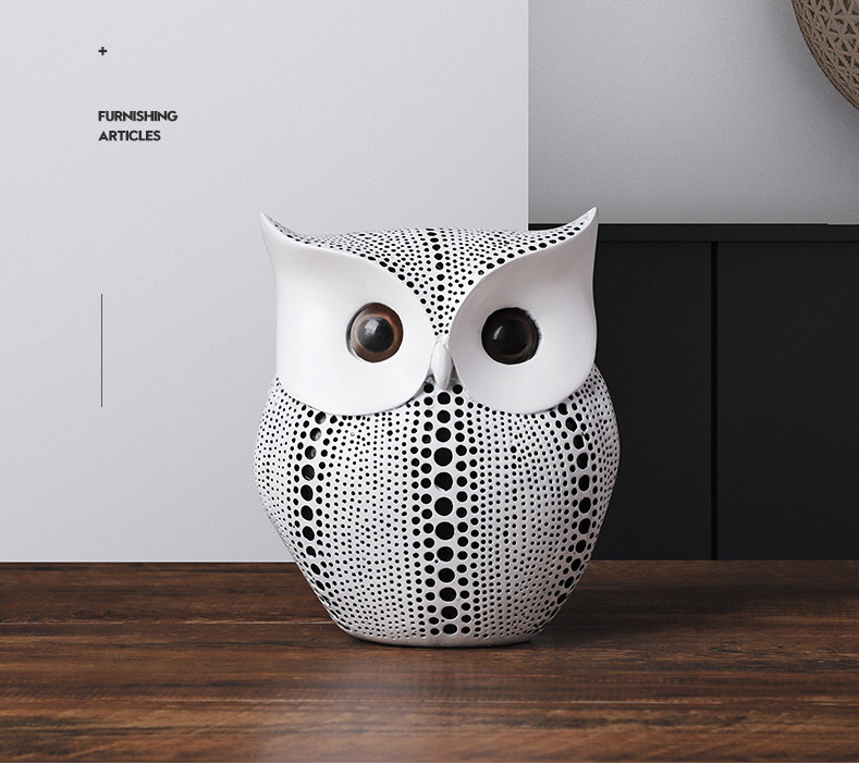 Tượng chim cú mèo Décor