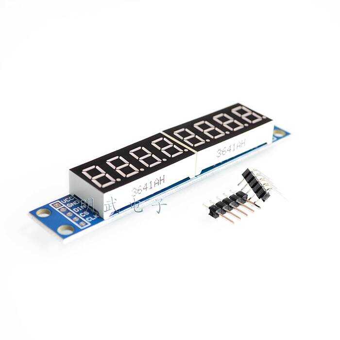 MAX7219 Digital Tube Display Control Module Finished Product 8-bit ...