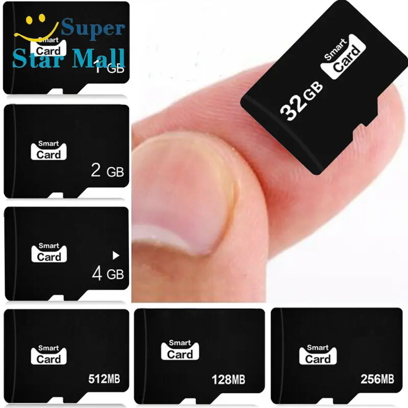 ภาพหน้าปกสินค้าการ์ดหน่วยความจำ Micro TF 128M 256MB 1GB 2GB 4GB 8GB 16GB 32GB แฟลชไดรฟ์ความจำไมโคร SD การ์ดสำหรับอะแดปเตอร์สมาร์ทโฟน จากร้าน Super Star Mall บน Lazada