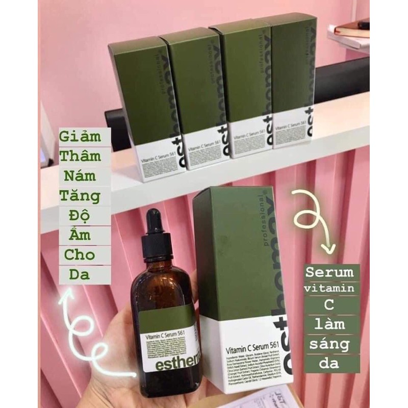 Tinh chất Vitamin C serum 561 Esthemax 100ml ( Full - Chiết )