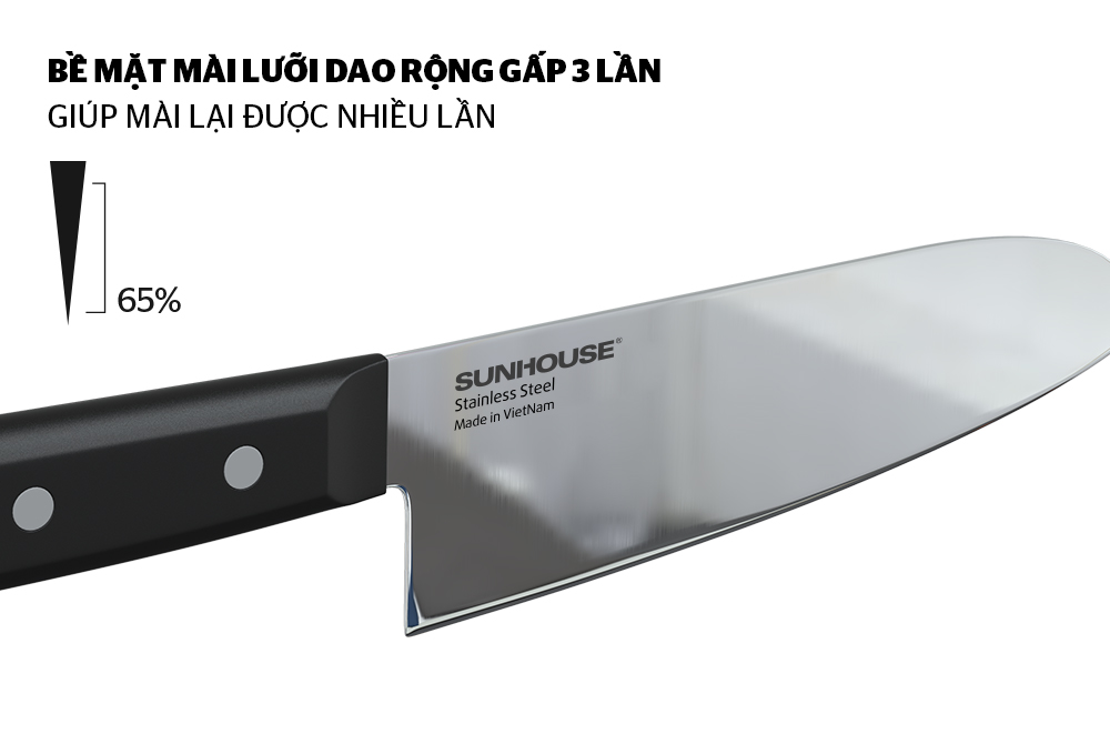Dao làm bếp đa năng SUNHOUSE KS-KN165KS