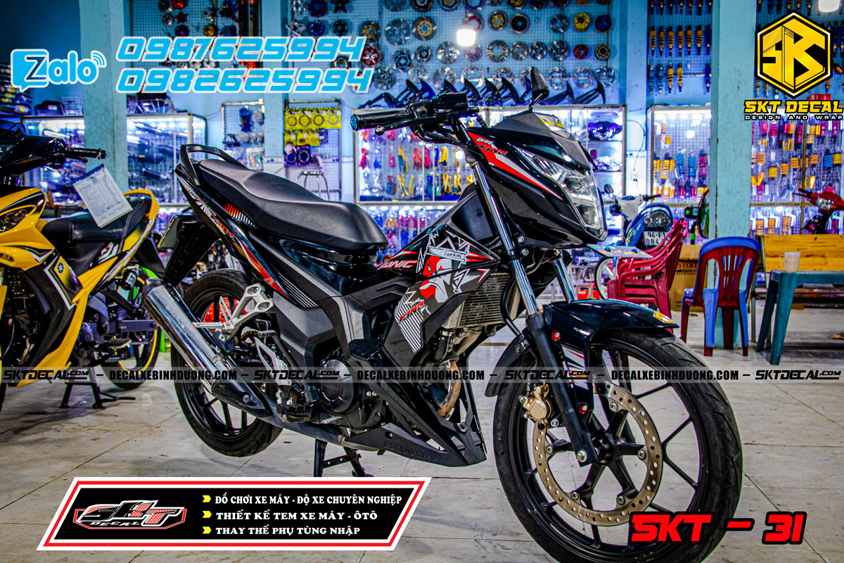tem rời sonic đen trắng đỏ king drag 31