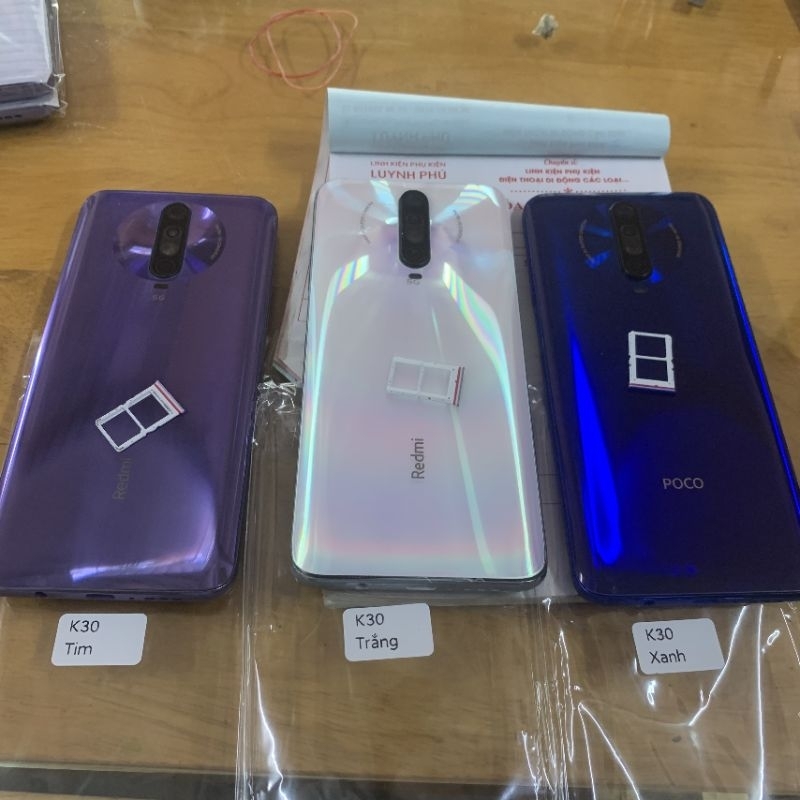 Vỏ xiaomi redmi K30 5G có khay sim kính camera