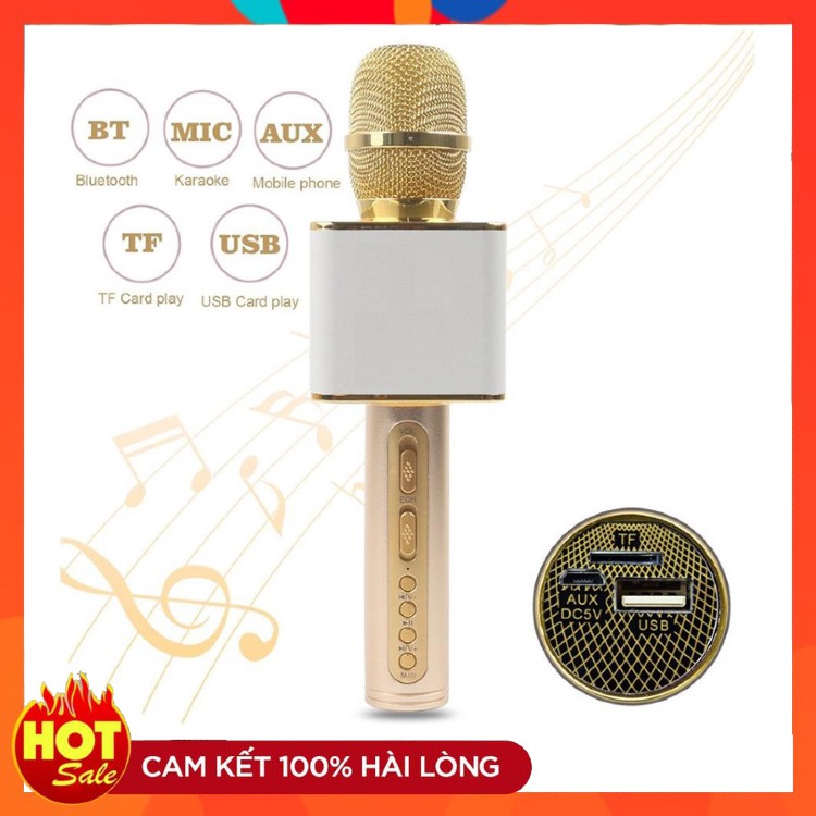 Micro Bluetooth Karaoke SD-08 - BẢO HÀNH 12 THÁNG