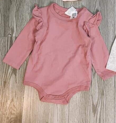 [THANH LÝ] BODYSUIT DÀI TAY BÉ GÁI SIÊU XINH [H&M] [NEW 100%]