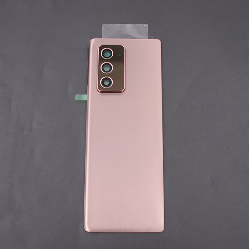 Glass Back Cover For Galaxy Z Fold 2 Fold2 5G F916 Rear Door Battery Housing Case Replacement Part With Camera Lens