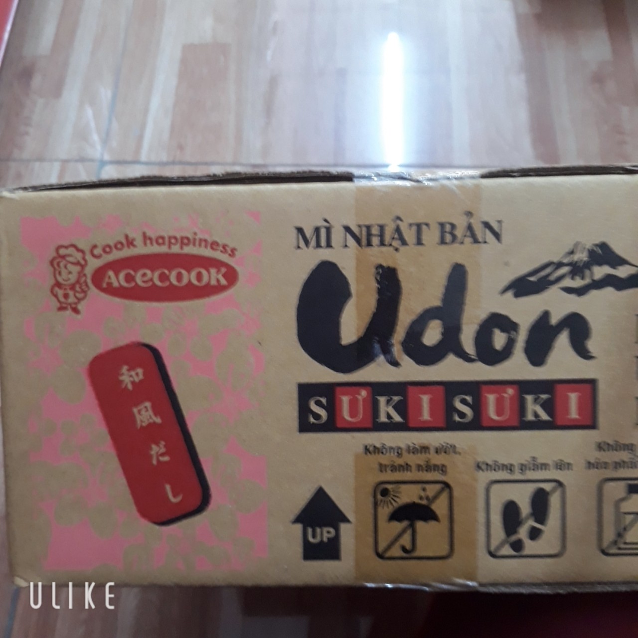 Thùng mì Udon nhật bản rong biển gồm 24 gói