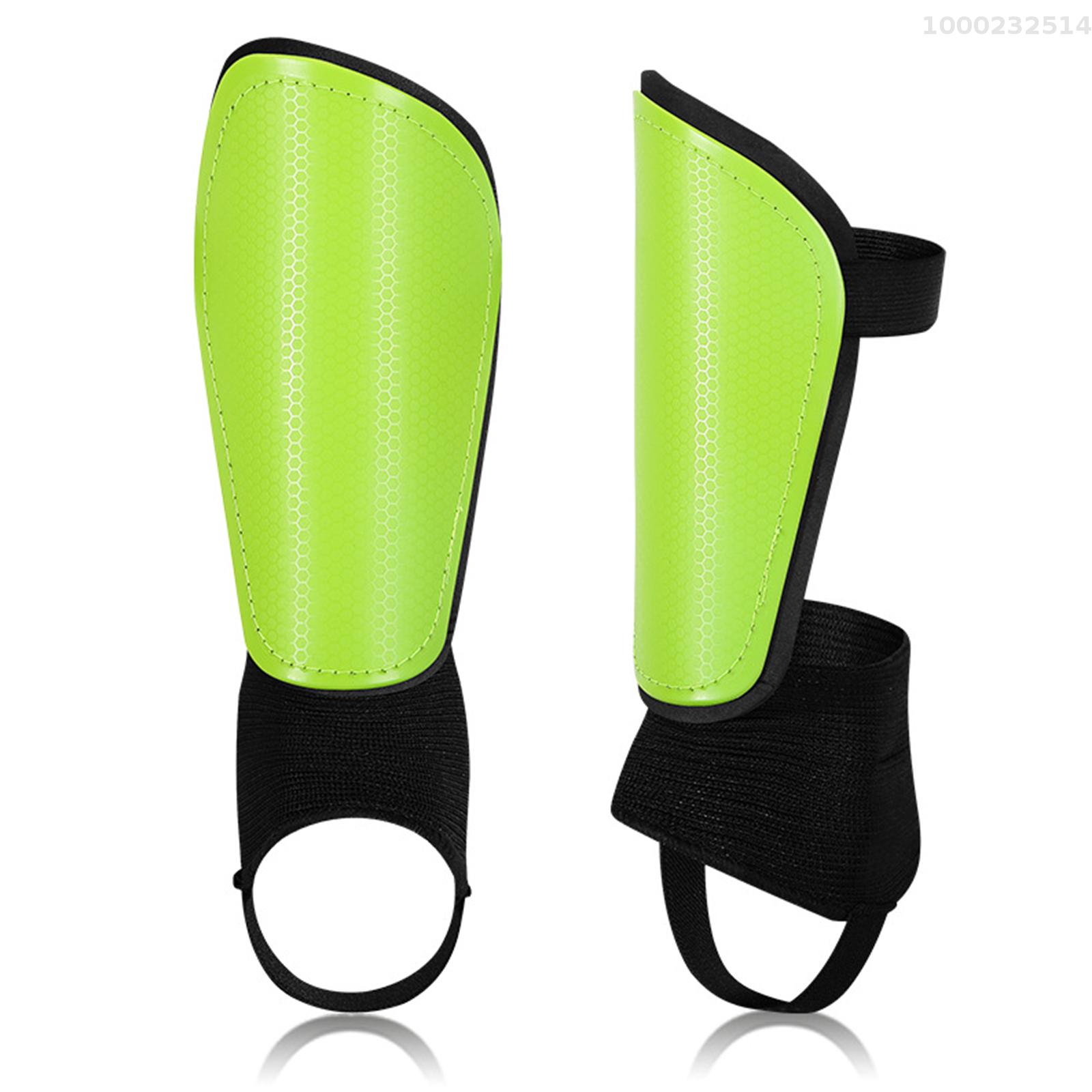 Soccer Shin Guard with Ankle Protector and Adjustable Straps Football Protective Equipment for Kids Youth Adults