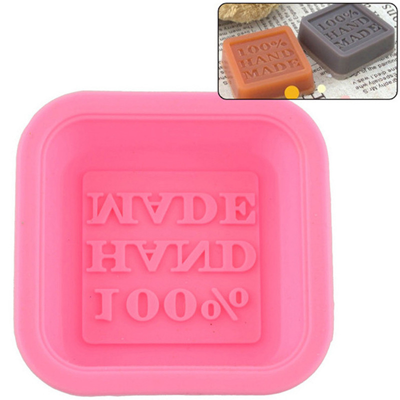 Jacky 1Pc Silicone Square Handmade Soap Mold DIY Cold Soap Making Tools Cake Mold
