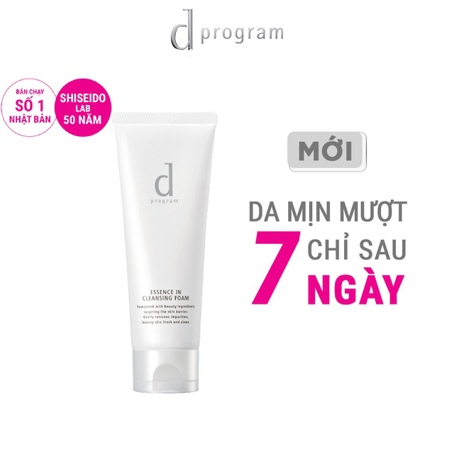 Sữa Rửa Mặt Tạo Bọt Dưỡng Da D PROGRAM ESSENCE IN CLEANSING FOAM 120g