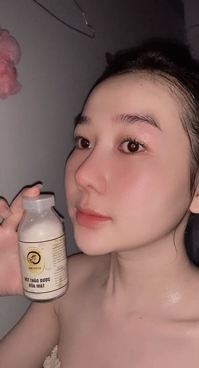 ( XẢ KHO ) Bột Thảo Dược Rửa Mặt Hoàng Thiên Sâm